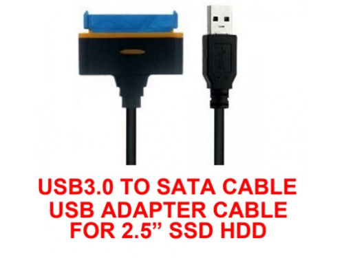 USB 3.0 to SATA 22pin 2.5 HDD Adapter Cable : ADC-U3-SATA