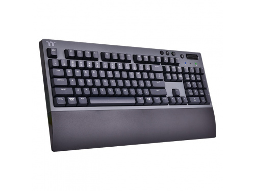 Thermaltake W1 Wireless Mechanical Gaming Keyboard Cherry MX BLUE - 1ms 2.4Ghz - PBT Keycap MODEL : GKB-WOW-BLSNUS-01