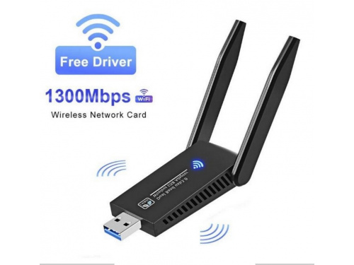 AC 1300Mbps Wi-Fi Adapter USB 3.0 Ethernet Wi Fi Antenna Dual Band 2.4G&amp;5G Wi-Fi Dongle 5dBi 